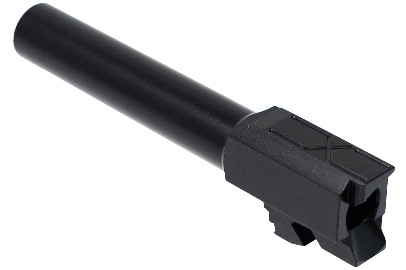 FAXON FIREARMS Duty Series Barrel for G19, Compact, Gen 2-5, 9mm, 4150, QPQ Nitride, Non- Threaded